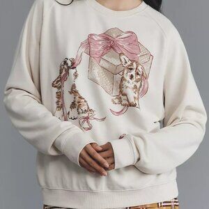 Maeve Animal Friends Crew-Neck Sweatshirt Maeve  Puppies XL